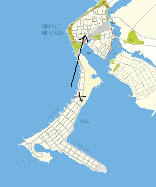 شقة Cartagena Escape Plaza الغرفة الصورة